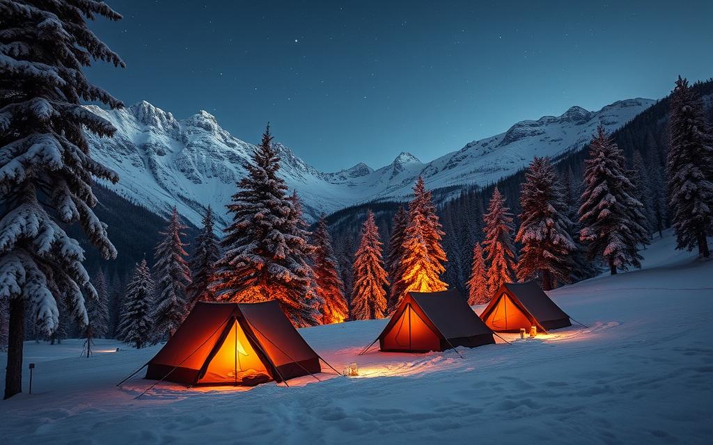 Wintercamping - die 20 besten Plätze der Alpen