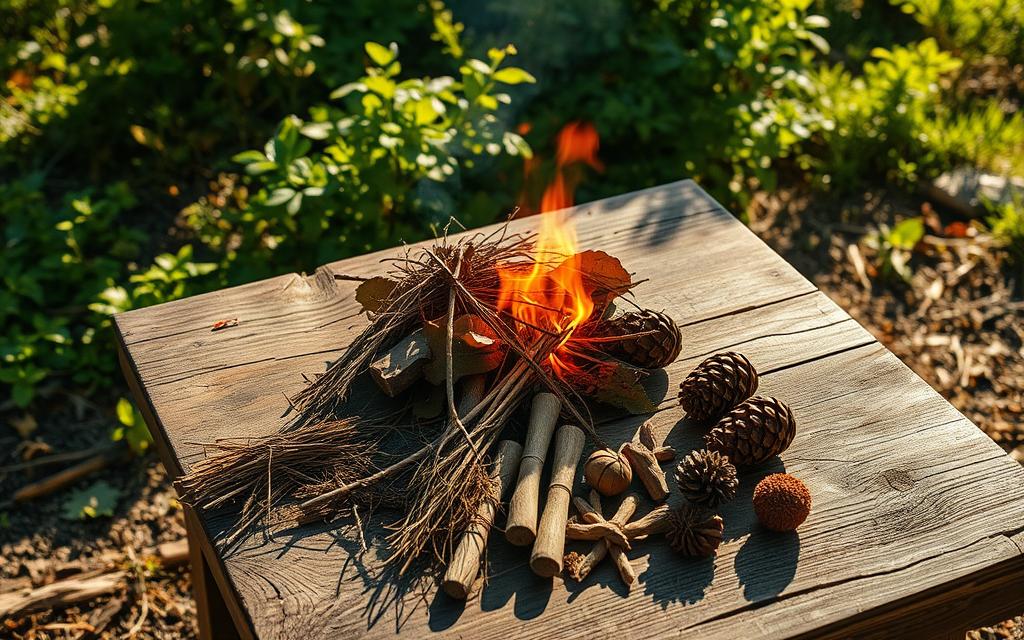 Feuer ohne Feuerzeug machen